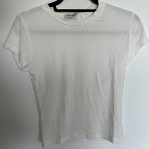 Sarahs Day x White Fox Boutique Hilton Baby Tee Size Small